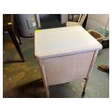 Metal Wash Tub with Fitted Lid and Standing Frame