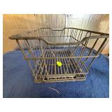 Metal Milk Crate Stamped 