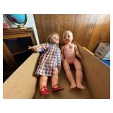 Vintage Baby Dolls with Cloth and Plastic Construc