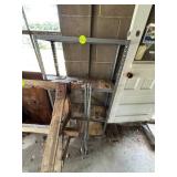 4 1/2 Ft Metal Storage Shelf with Adjustable Suppo