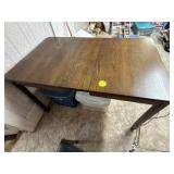 Rectangular Wood Dining Table with Measuring Tape