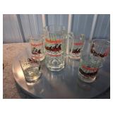 Budweiser-Themed Glass Mugs and Glasses Featuring