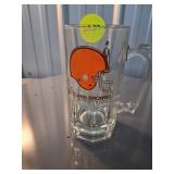 Cleveland Browns Slim Jim Glass Mug With Logo