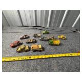 Vintage Assorted Die-Cast Toy Trucks Collection