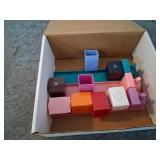 Plastic Bread Saver, Silverware Rack, and Assorted