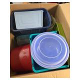 Plastic Storage Containers in Assorted Sizes and C