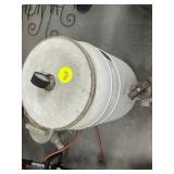 Pool Filter Container with Pump and Accessories