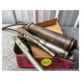 3 Hand-Operated Grease Guns with Hoses