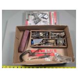Boxed Assortment of Tools Including Drill Bit Shar