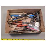 Hand Tools and Accessories in Cardboard Box