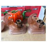 Glass and Ceramic Decorative Items, Including Cand