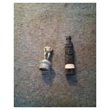 Decorative Miscellaneous Bottles, Metal and Cerami
