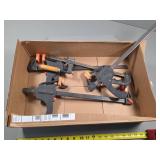 Metal Bar Clamps with Plastic Grips and Handles