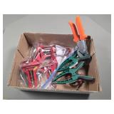 Clamps and Miter Shear Set Including Spring and C-