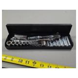 Craftsman 1/4-Inch Drive Socket and Ratchet Set in