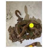 Yale 1-Ton Chain Hoist with Geared Pulley System