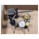 Dial Indicators with Magnetic Base and Mount Attac