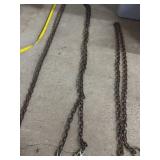 Heavy-Duty Log Chain With Hook and Ring, 1/4 Inch