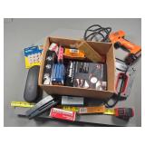 Tools and Accessories Including Black+Decker Drill