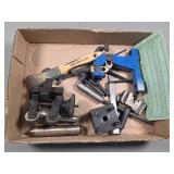 Machinist Tools and Accessories in Cardboard Box