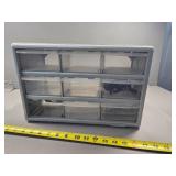 Compact Multi-Drawer Plastic Storage Organizer