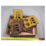 Vintage Felt Chenille Letter Patches with Purple a
