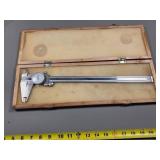 Steel Dial Caliper in Wooden Case