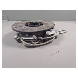 Heavy-Duty Double-Sheave Block Pulley with Rope an