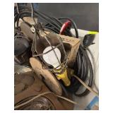 Job Lot of Old Wire, Scrap, and Electrical Compone