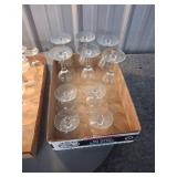 Three Boxes of Glass Stemware in Various Styles an