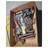Box Lot of Assorted Hand Tools and Tool Accessorie