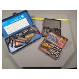 Machinist and Hand Tools with Metal Storage Cases