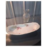 Miscellaneous Glassware, Including Decorative Vase
