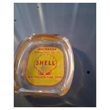 Shell Advertising Ashtray and Fifth Grade Easy Roa