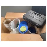 Craftsman Tool Case and Assorted Plastic Container