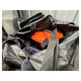 Tote With Two Duffel Bags, Including Black Mesh Ba