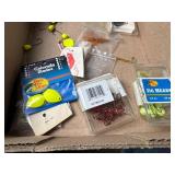 Fishing Supplies Including Hooks, Blades, and Lure