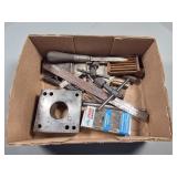 Box Lot of Various Metalworking and Machinist Tool