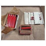 Red Coated Carbide-Tipped Lathe Cutting Tools