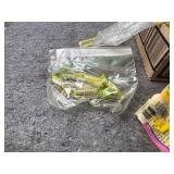 Variety of Rubber Worms and Soft Plastic Fishing L