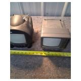 Two Portable TVs: Curtis and Coby CRT Models