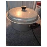 Cookware Lot with Pots, Fryer, and Misc Kitchen It