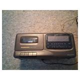 Vintage Electronics Including Phone, Clock Radio,