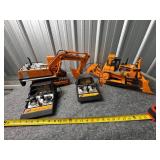 Wired Remote Control Caterpillar Dozer and Trackho