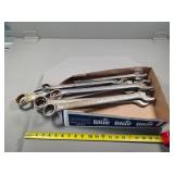 Combination Wrenches, Various Sizes and Brands