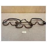 3 Pr Signed Oaklawn RT Jockey Goggles