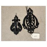 2 Iron Receipt Holders