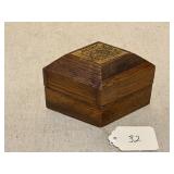 Metric Burs Oak Box w/ Dental Tools