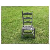 Painted Wooden Ladder Back Chair