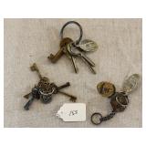 3 Sets of Keys